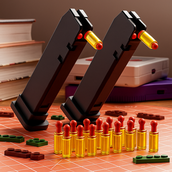 BrickRange Toy Blaster Magazine & Projectiles Pack