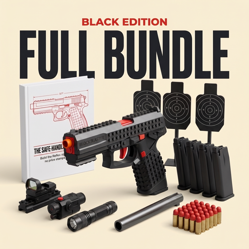 BrickRange Black Edition Full Bundle Toy Blaster Kit