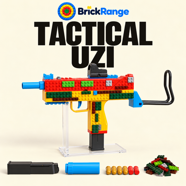 BrickRange V2 Tactical DIY Brick-Style Toy Blaster