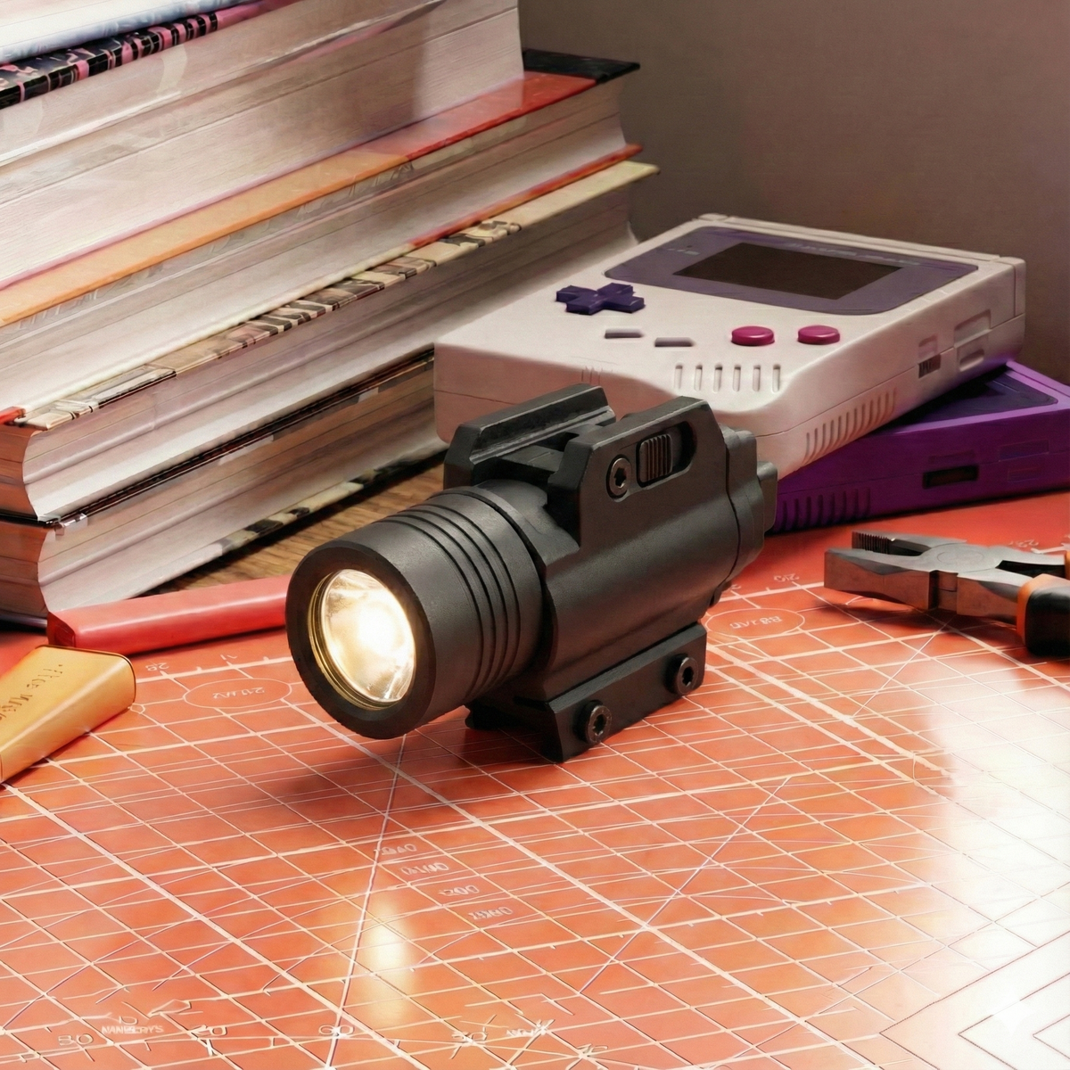 BrickRange Flashlight Attachment for Toy Blasters - product photo 2 of 3