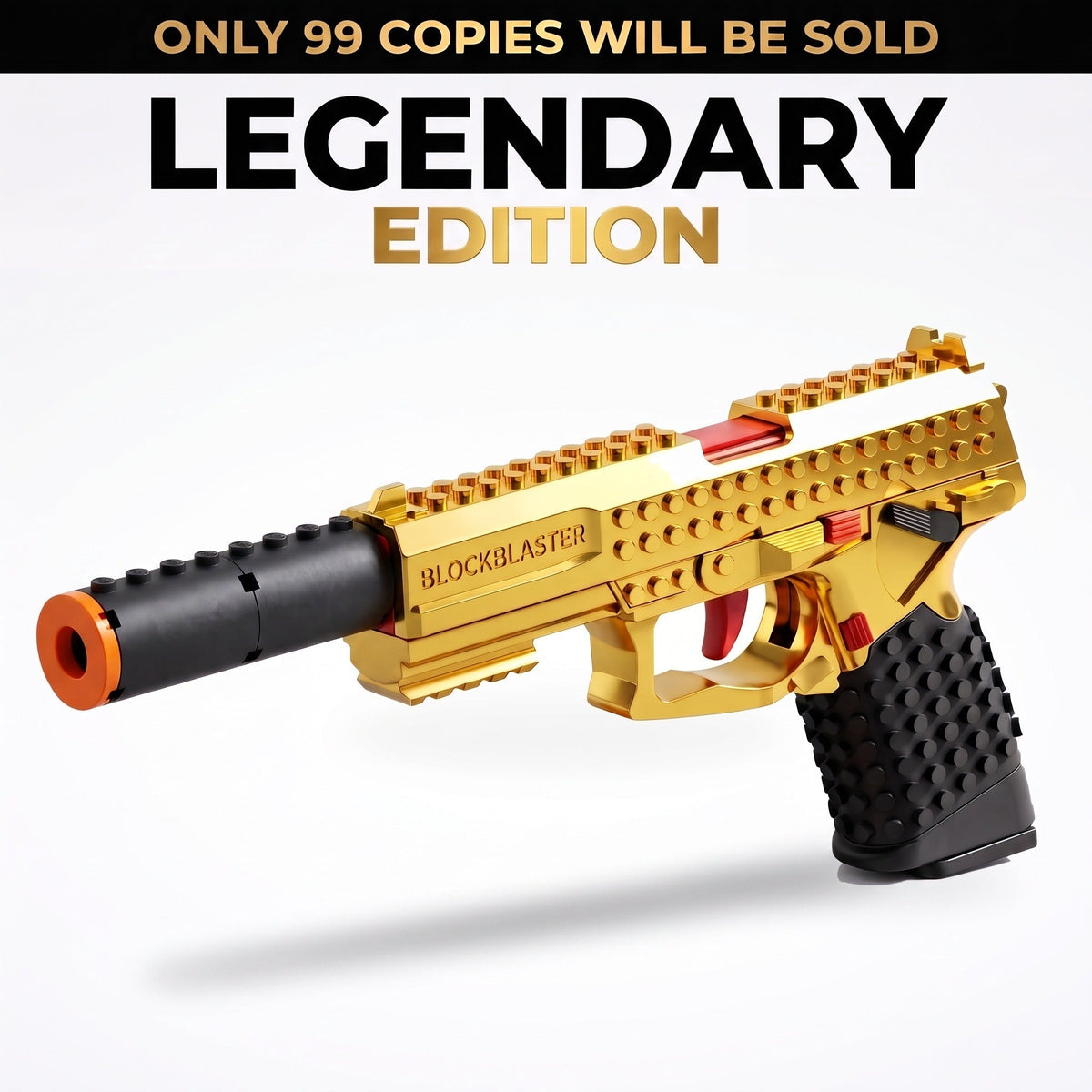 BrickRange Legendary Edition Brick-Style Toy Blaster - product photo 1 of 2
