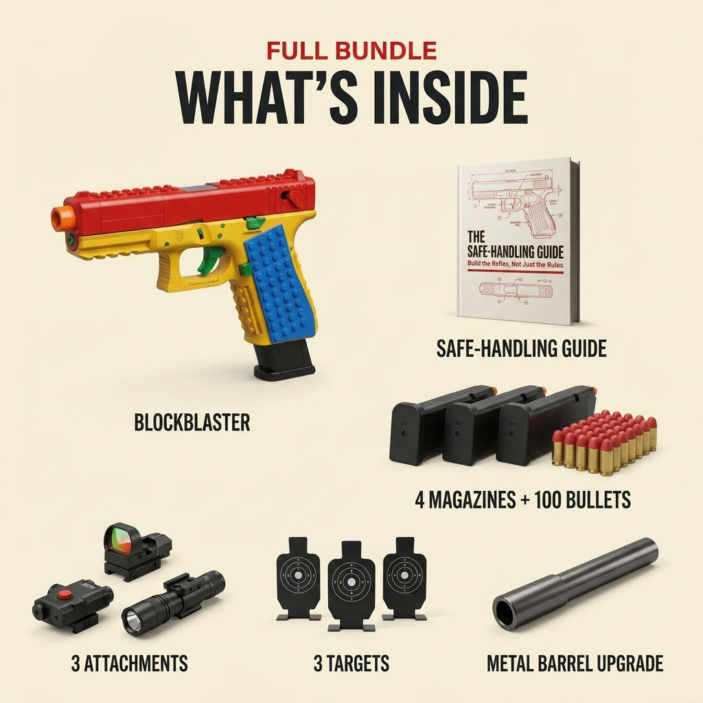 BrickRange Full Bundle Brick-Style Toy Blaster Kit - product photo 2 of 2