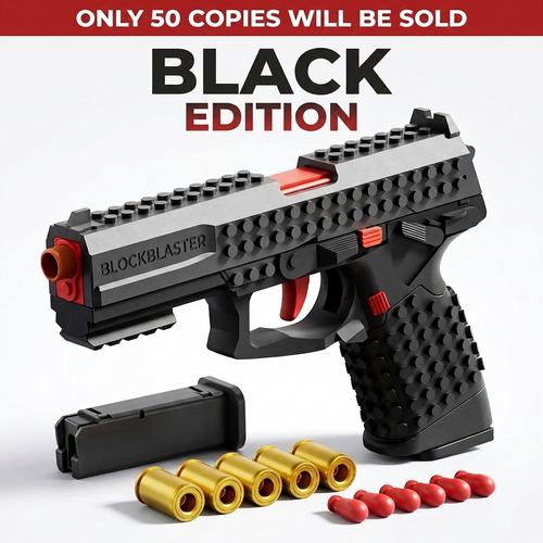 BrickRange Black Edition Brick-Style Toy Blaster - product photo 1 of 5