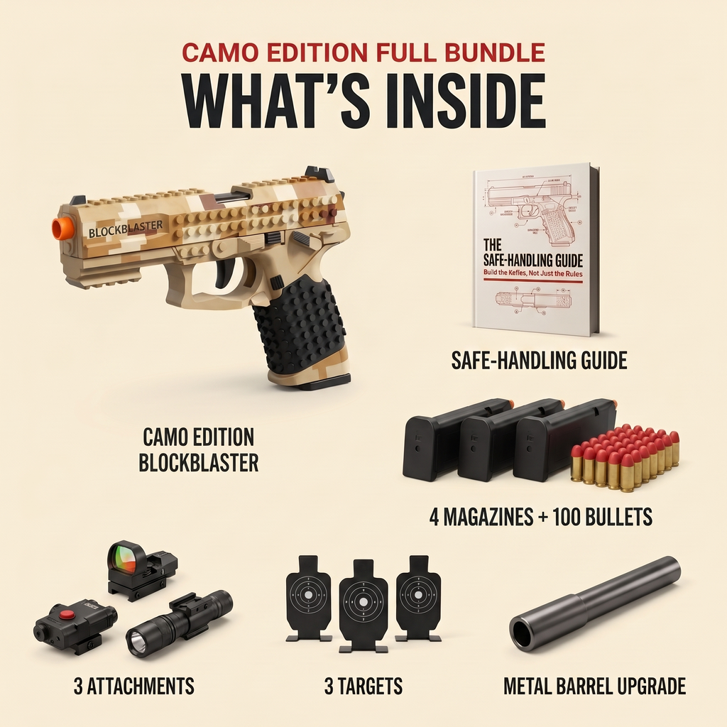 BrickRange Camo Edition Full Bundle Toy Blaster Kit - product photo 2 of 2