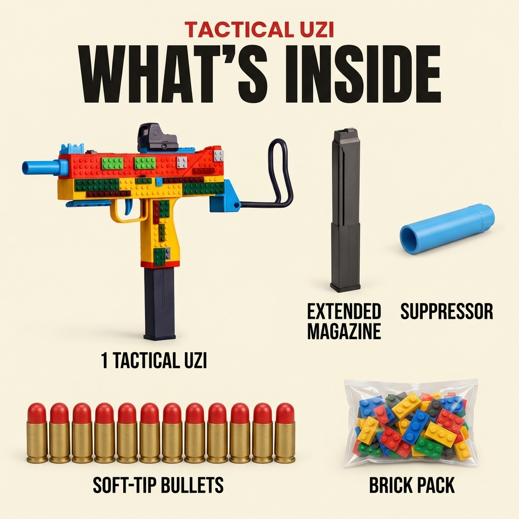 BrickRange V2 Tactical DIY Brick-Style Toy Blaster - product photo 2 of 5